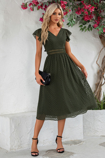 Robe Midi Midi À Rayures - gallery 5