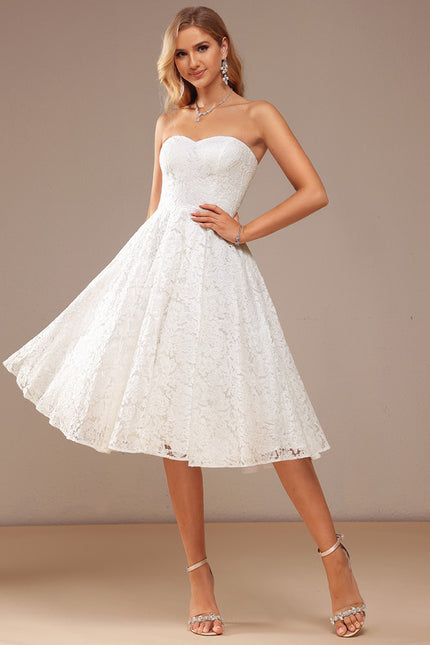 Robe Midi Dentelle Aérée