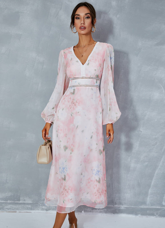 Robe Midi Florale Légère