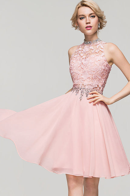 Robe Midi Rose Paillettes