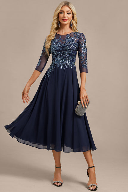 Midi Robe Habillée Pour Mariage Femme 60 Ans