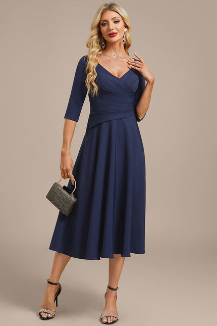 Robe Midi En Crêpe - gallery 4