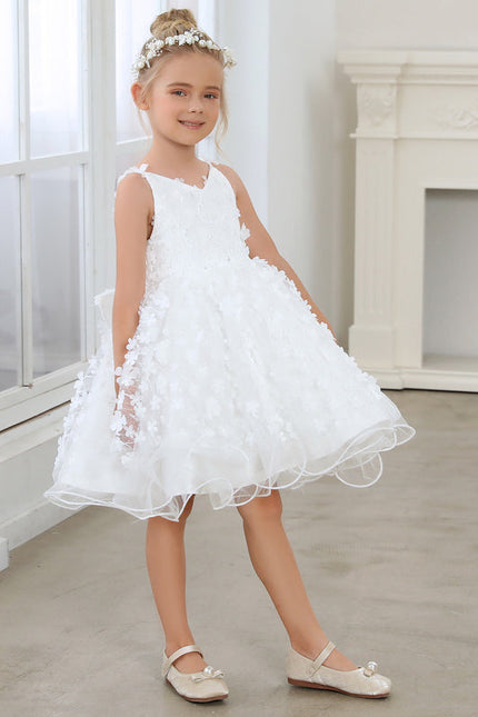 Robe Midi En Tulle Fleuri - gallery 3