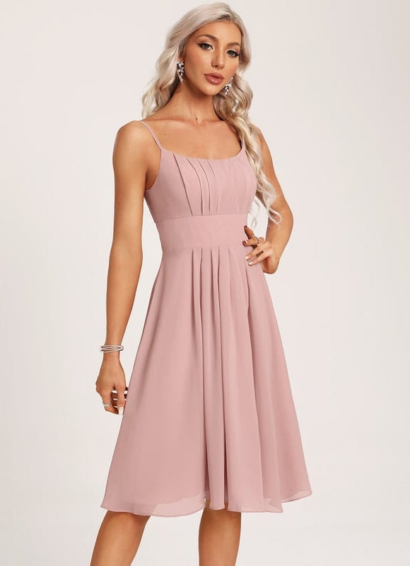 Robe Midi Mousseline Élégante - gallery 3