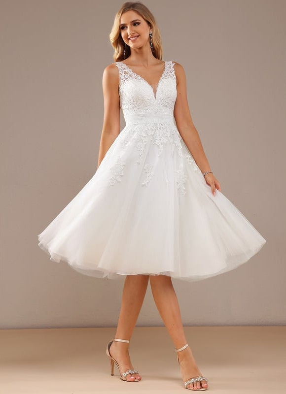 Robe Midi Tulle Écrue