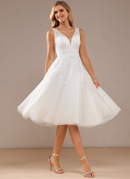 Robe Midi Tulle Écrue