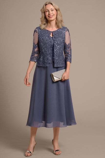 Robe Midi Manche 3 4