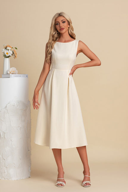 Robe Midi Col Bateau - gallery 5