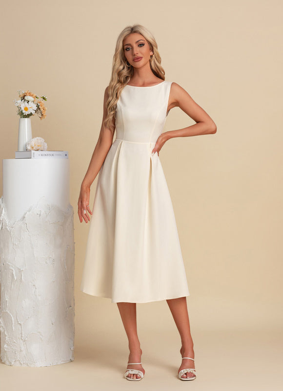 Robe Midi Col Bateau - gallery 5