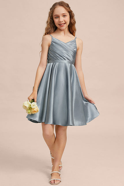 Robe Midi Satinée Aérienne - gallery 2