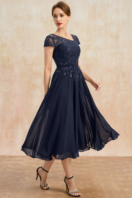Robe Midi Élégance Céleste - gallery 4
