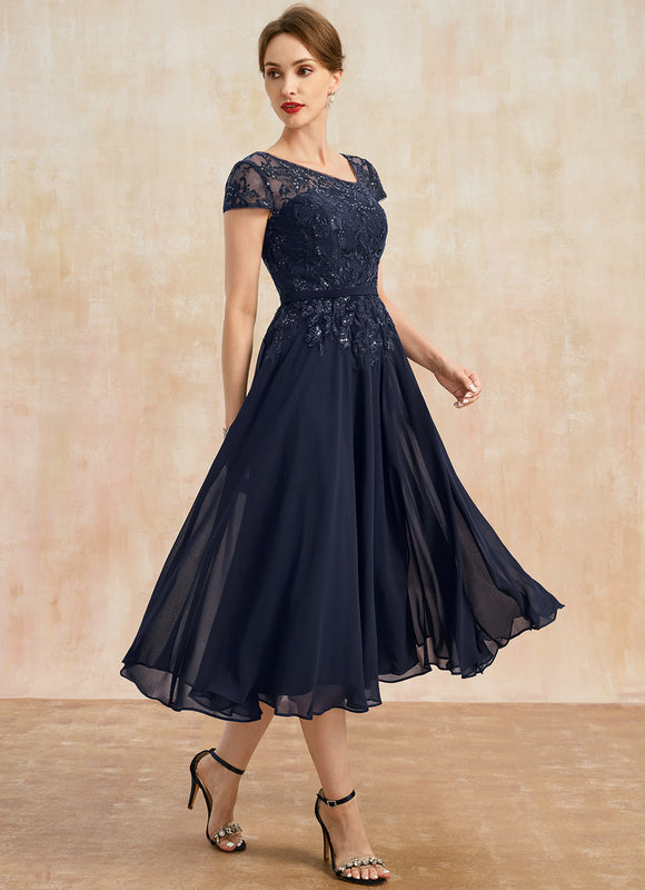 Robe Midi Élégance Céleste - gallery 4