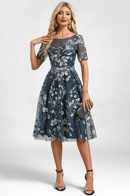 Midi Robe De Cérémonie Femme - gallery 1