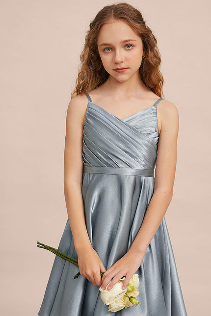 Robe Midi Satinée Aérienne - gallery 3
