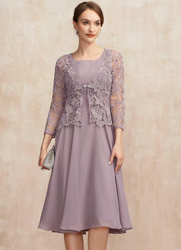 Robe Midi Vêtement Élégant Lavande - gallery 1