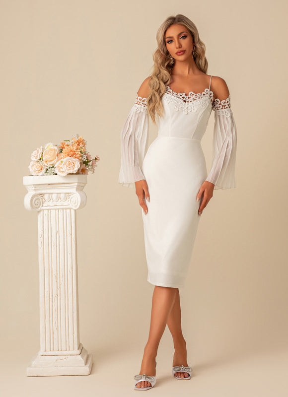 Robe Midi Fluide Brodée - gallery 1
