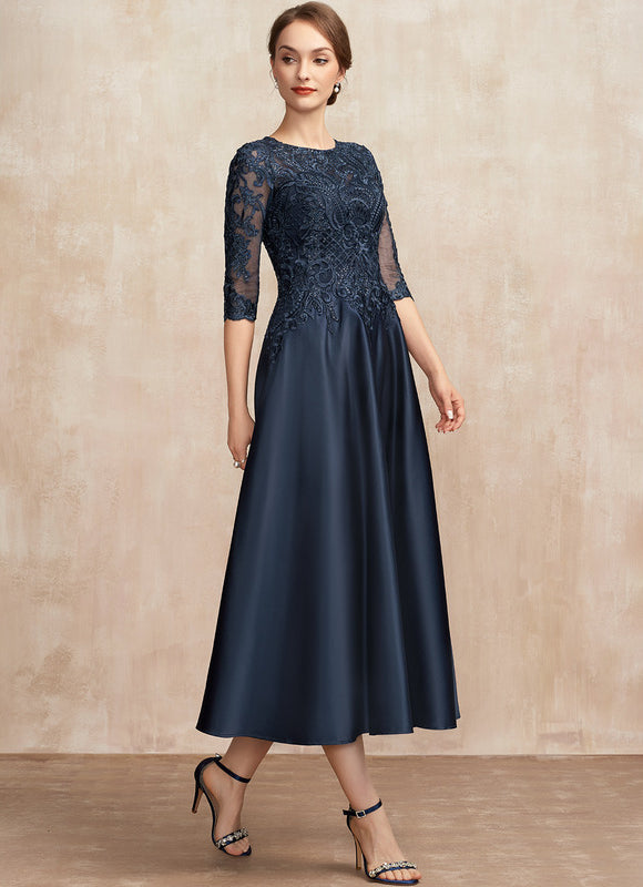 Robe Midi Chic Satin Éthique - gallery 4