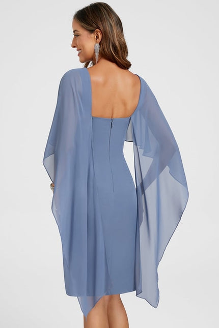 Robe Midi Drapée Prune - gallery 7