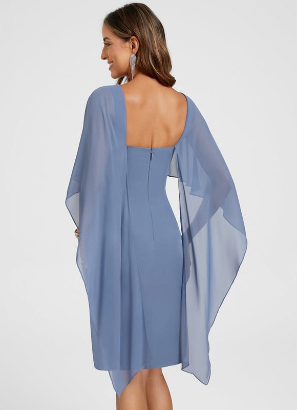 Robe Midi Drapée Prune - gallery 7