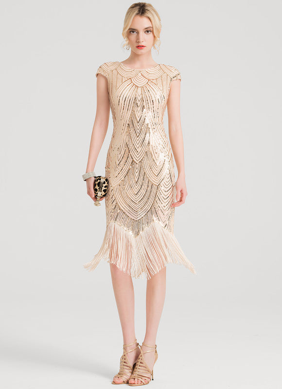 Robe Midi Éclat Pailleté