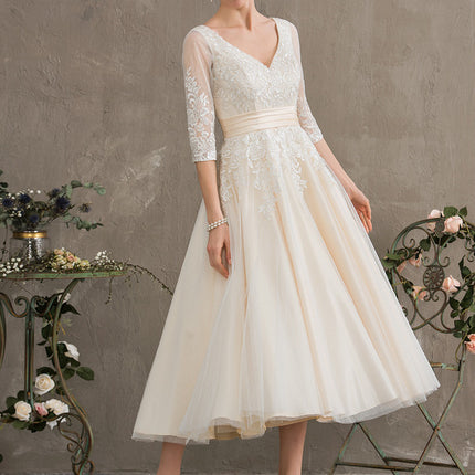 Robe Midi Élégance Crème