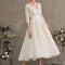 Robe Midi Élégance Crème