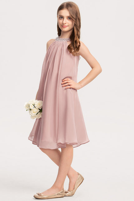 Robe Midi Mousseline Perles - gallery 2