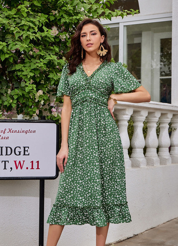Robe Midi Chic En Polyester - gallery 1