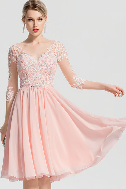 Robe Midi Rose Enchantée