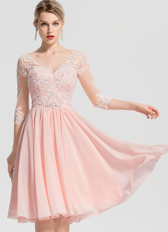 Robe Midi Rose Enchantée