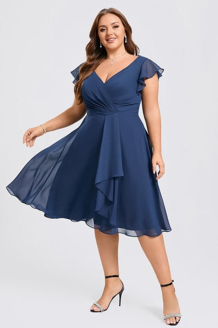 Robe Midi Trapèze Élégante - gallery 6