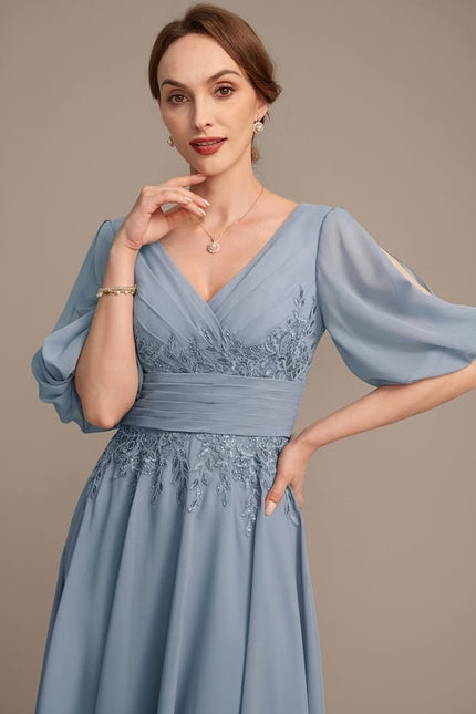 Robe Midi Céleste Douceur - gallery 1