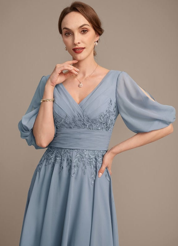 Robe Midi Céleste Douceur - gallery 1