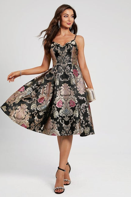 Robe Midi Éclat Satiné - gallery 4