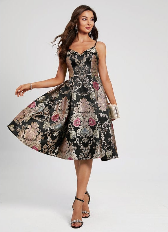 Robe Midi Éclat Satiné - gallery 4
