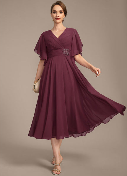 Robe Midi Mère Élégante