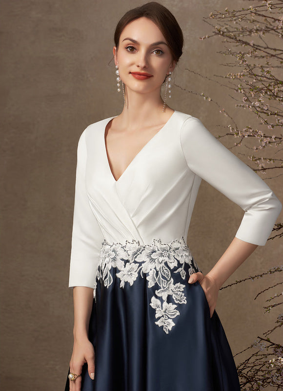 Robe Midi Mère Satinée - gallery 2