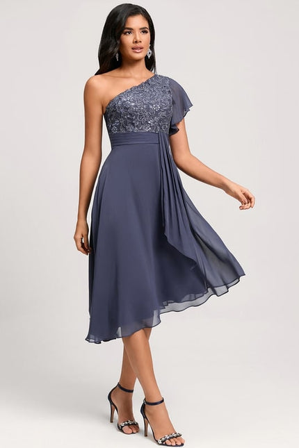 Robe Midi Fluide Asymétrique - gallery 5