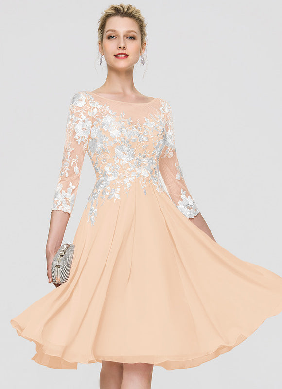 Robe Midi Dentelle Aubergine