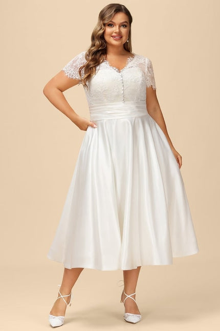 Robe Midi Éclat De Satin - gallery 6