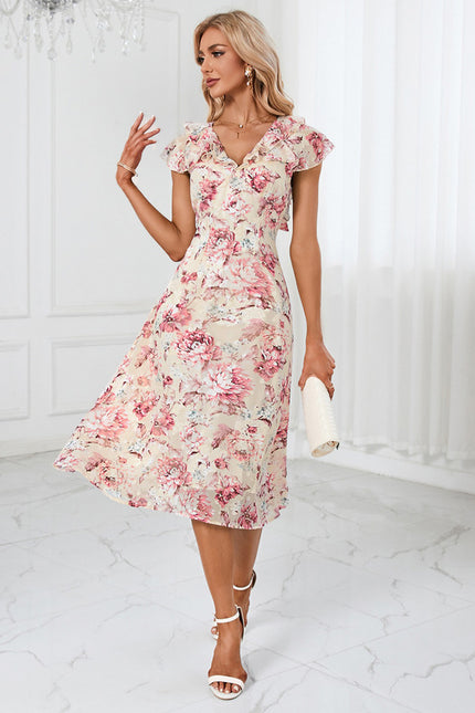 Robe Midi Fleurs Douces