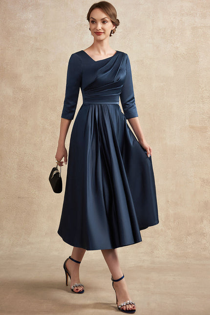 Robe Midi Nuit Satinée - gallery 4