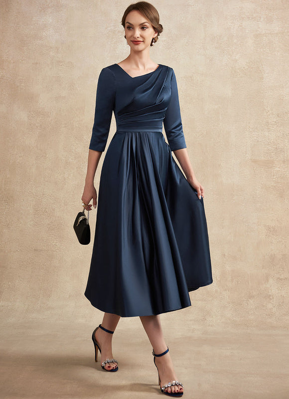 Robe Midi Nuit Satinée - gallery 4