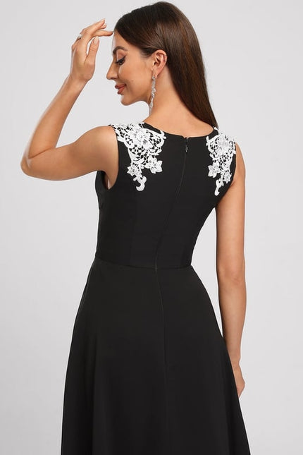 Robe Midi Noire Chic - gallery 5