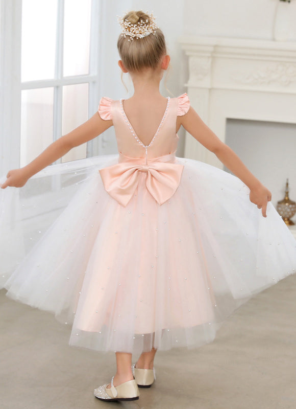 Robe Midi Satinée Perlée - gallery 3