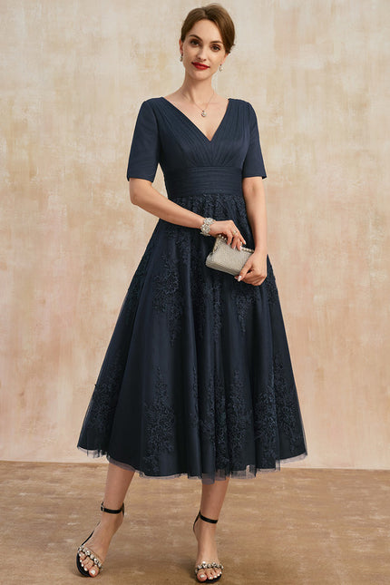 Robe Midi Châtaigne Couture