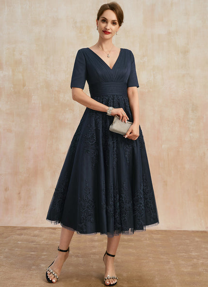 Robe Midi Châtaigne Couture