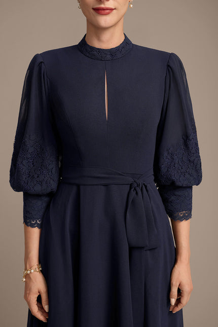 Robe Midi Mousseline Chic - gallery 6