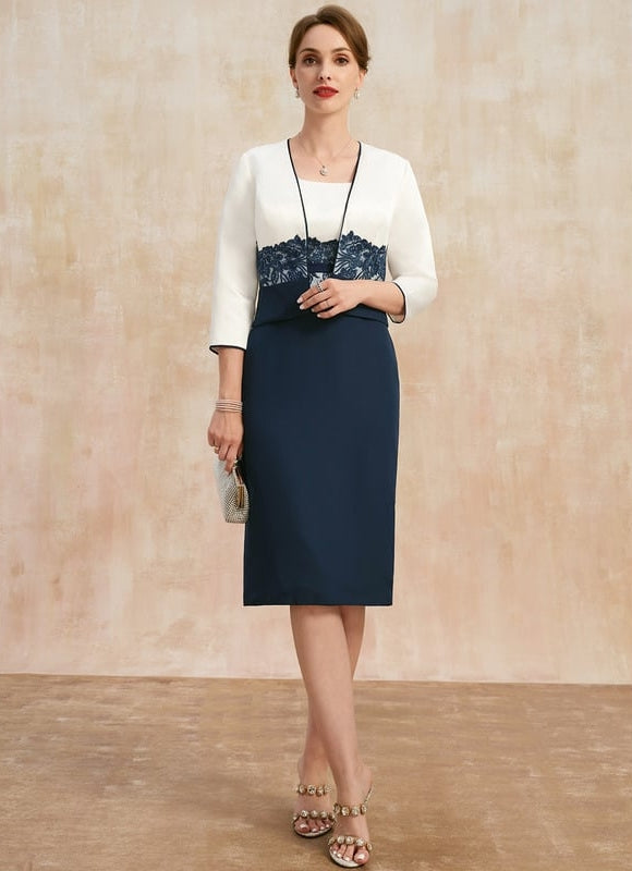 Robe Midi Chic Bicolore