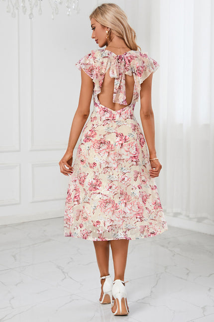 Robe Midi Fleurs Douces - gallery 1